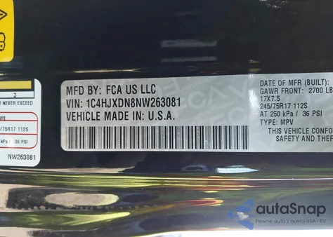 2022 Jeep Wrangler Unlimited Sport from USA, damaged, VIN 1C4HJXDN8NW263081